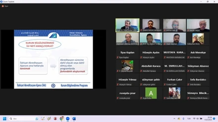 S.Ü İslami İlimler Fakültesi İlahiyat Akreditasyon Bilgilendirme Toplantısı Yapıldı